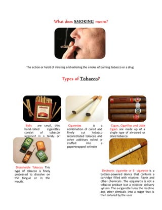 3 types of tobacco smoke A retail license in cities that are predominantly black and brown is not a luxury it's a necessity to protect the health our community members Effect of different smoking habits