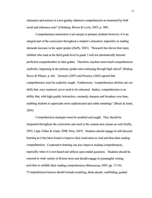 Effect Of Fluency On Reading Prehension