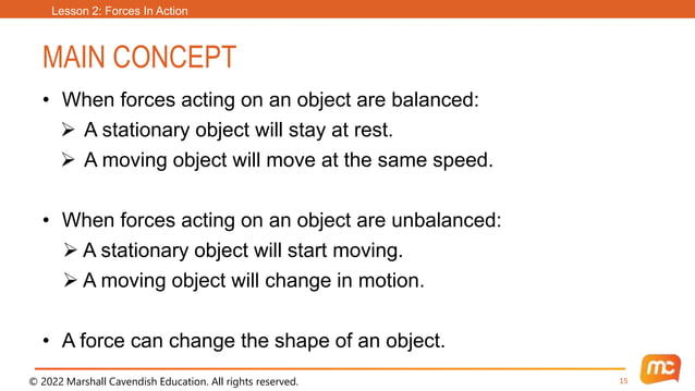 Effect of Forces Science Grade 6 Cam.pptx | Geology | Science