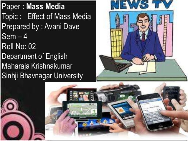 Influence of mass media essay