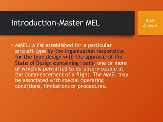 Effect of MEL on Flight Planning & Dispatch.pptx