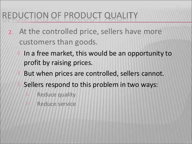 Effect Of Price Floor And Ceiling On Agriculture