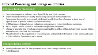 Formation Storage Effects Effect of processing and storage on nutrients | PPTX