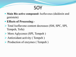 Effect of processing on functional & health foods | PPTX