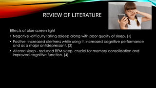 Effect of screen time on sleep in children.pptx