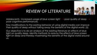 Effect of screen time on sleep in children.pptx