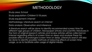 Effect of screen time on sleep in children.pptx