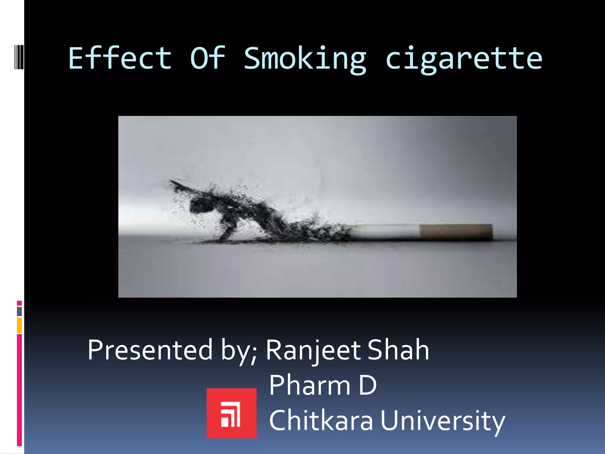 effect what is in a cigarette Smoking | Smoking and Tobacco Use Effect of smoking and its