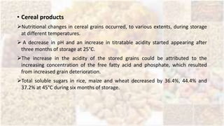 Effect of storage on the nutrients of processed foods | PPTX