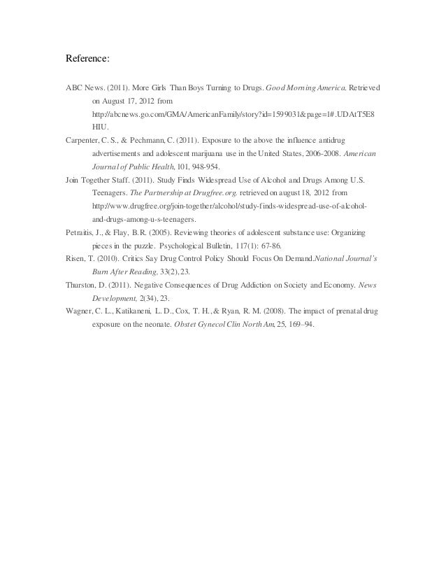 Alcohol abuse among teenagers essay