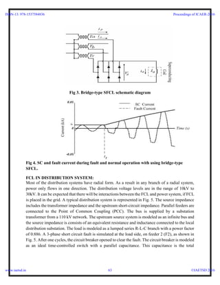 Fig 3. Bridge-type SFCL schematic diagram
Fig 4. SC and fault current during fault and normal operation with using bridge-...