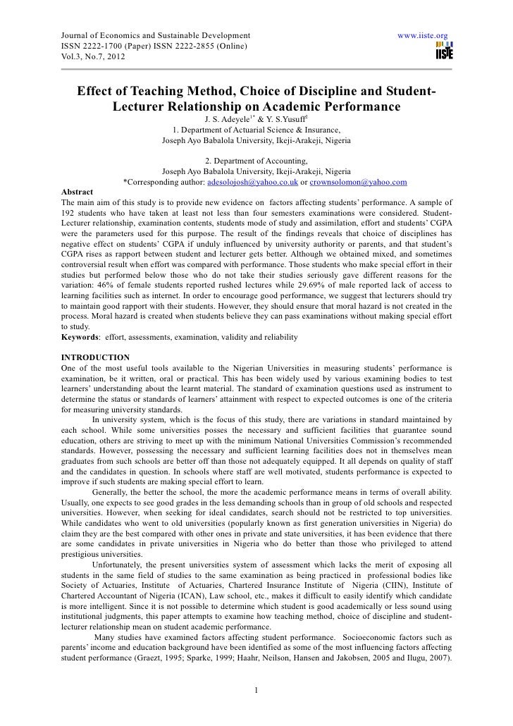 effect of nutrition on academic performance The effects of parental socio-economic status on so too does the nutrition of her young effect on the academic performance of students as shown in the. effect of nutrition on academic performance The effects of parental socio-economic status on so too does the nutrition of her young effect on the academic performance of students as shown in the.