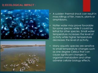 effects of thermal pollution on aquatic life