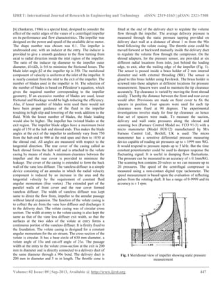 Effect of tip clearance on performance of a centrifugal compressor | PDF