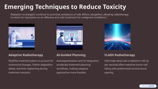 Advances and Effects of Radiotherapy in Cancer Treatment and Normal ...