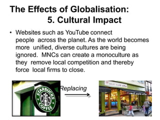 Effects and benefits of globalisation | PPTX
