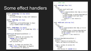Some effect handlers
 