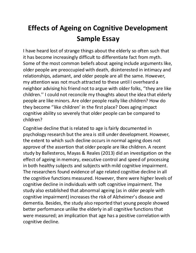 cognitive science essay topics