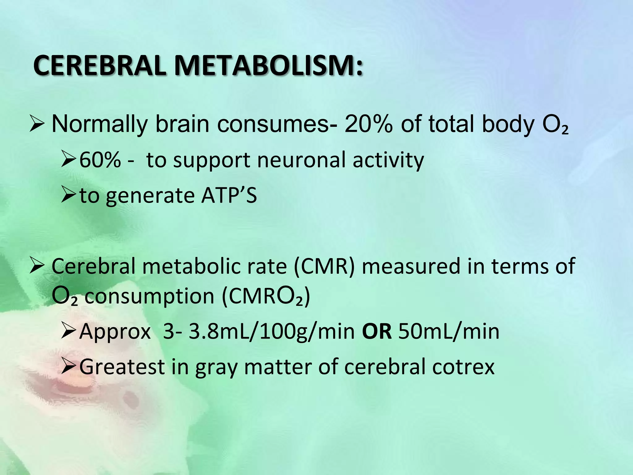 Effects of anesthetics on cerebral blood flow | PPTX
