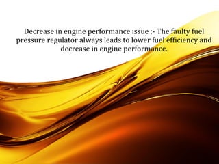 Effects Of Bad Fuel Pressure Regulator On Fuel Efficiency | PDF ...