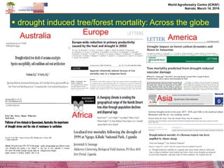 Effects of climate change and deforestation on potential of carbon sequestration and its implication in forest landscape restoration
