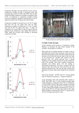 Effects of coconut fibers on the properties of concrete | PDF