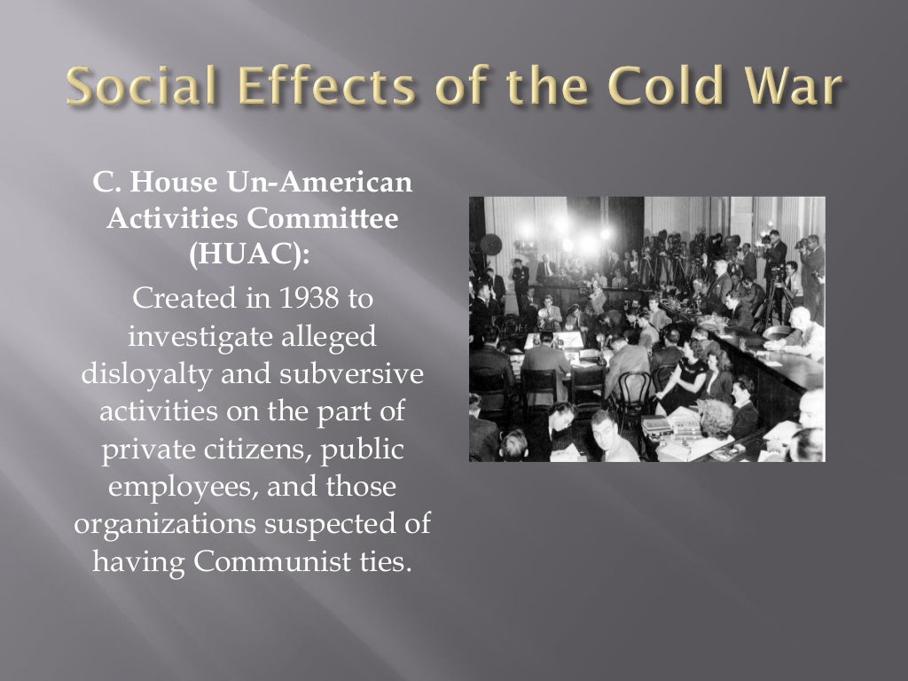 Effects Of Cold War