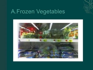 Effects of cooking vegetables