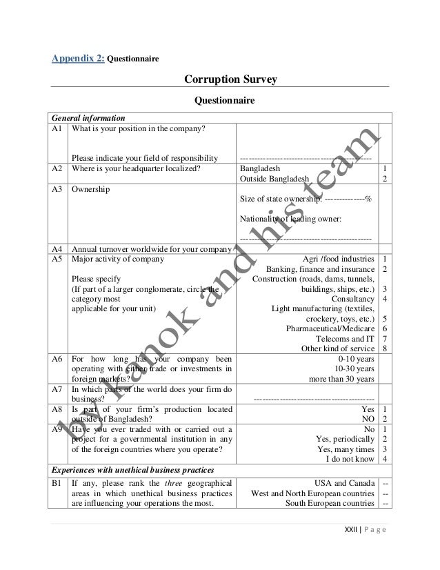 Effects Of Corruption On International Trade In Bangladesh