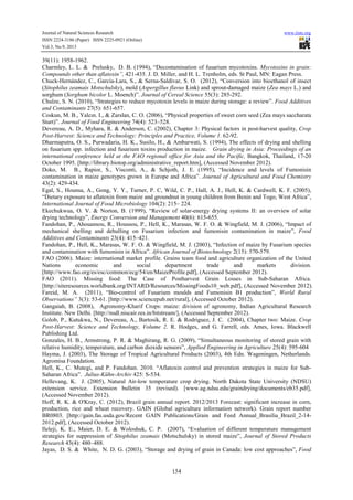 Effects of deterioration parameters on storage of maize a review | PDF