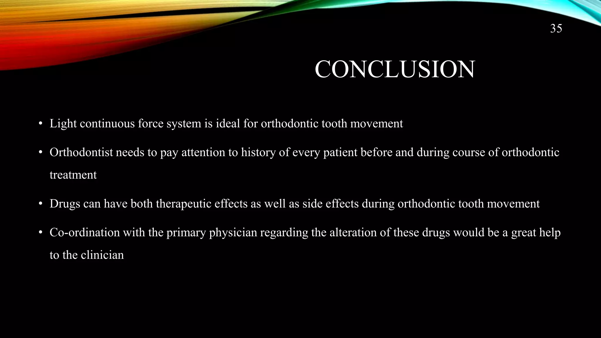 Effects of drugs on orthodontic treatment | PPTX