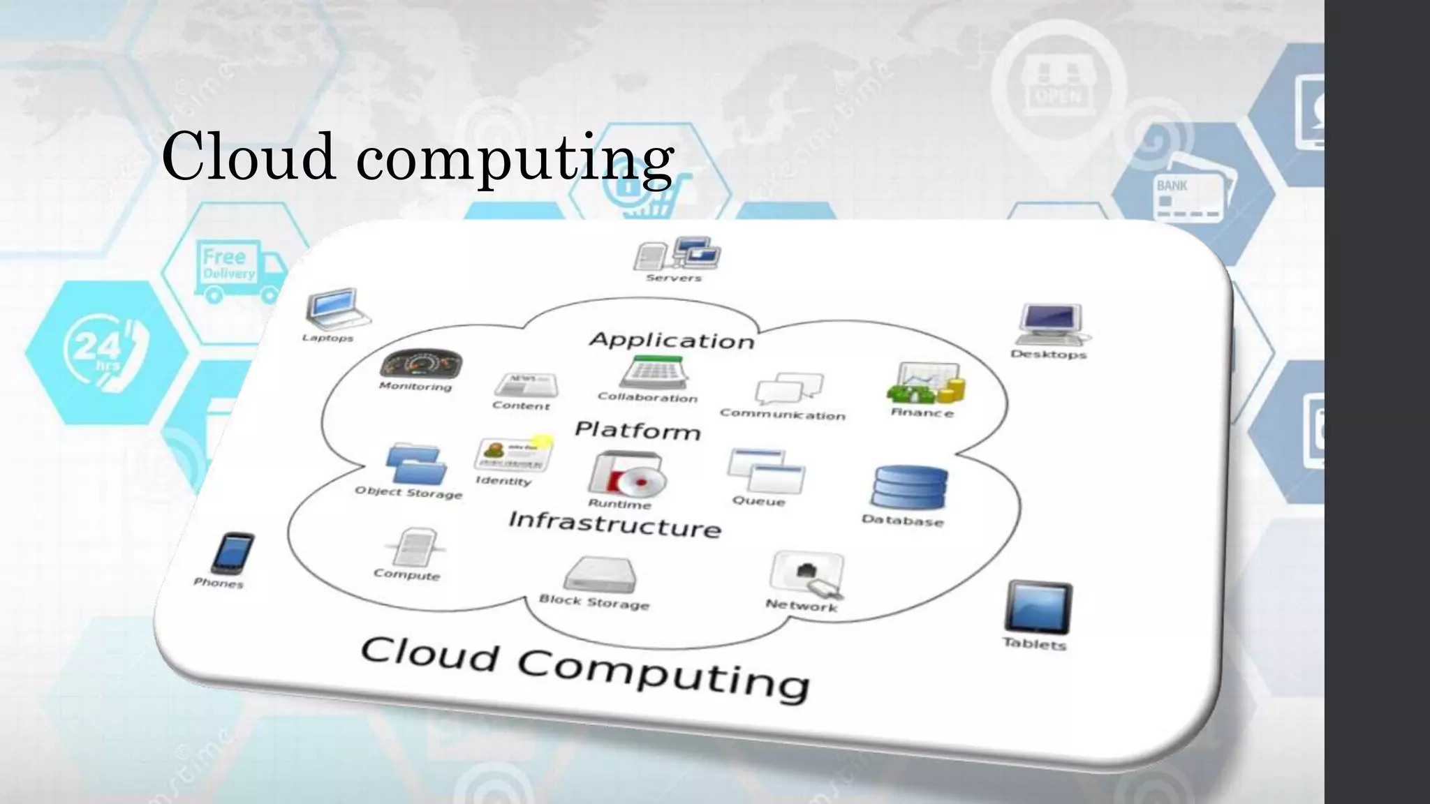 Cloud computing
 