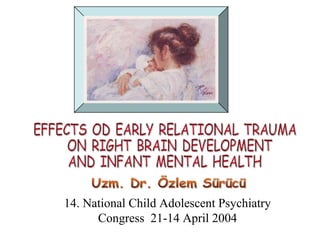 14. National Child Adolescent Psychiatry
Congress 21-14 April 2004
 