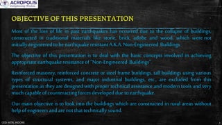 Effects of earthquake on non engineered buildings | PDF