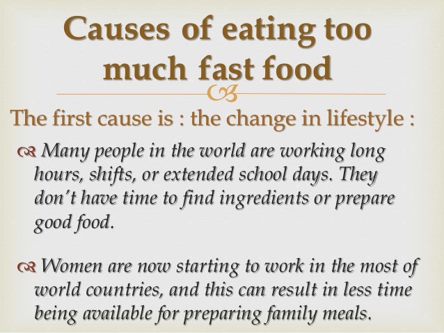 cause and effect essay eating fast food mistyhamel cause and effect essay fast food