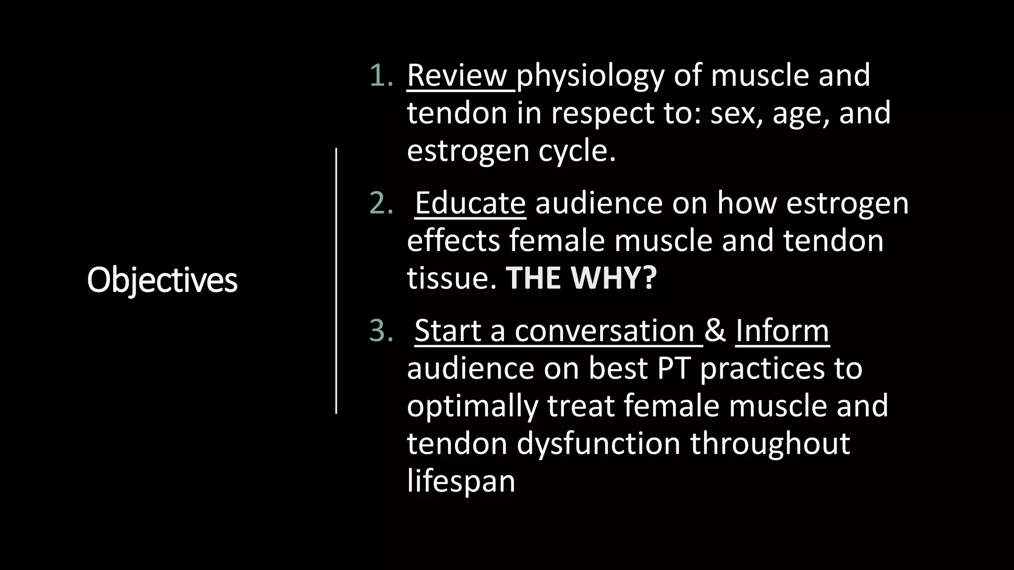 Effects of Estrogen on Female Muscle and Tendon | PPTX