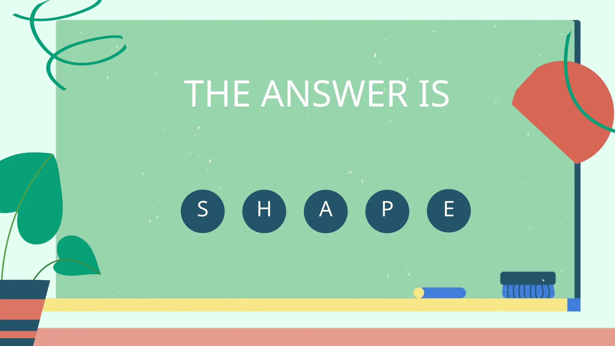 H P
S
THE ANSWER IS
A E
 