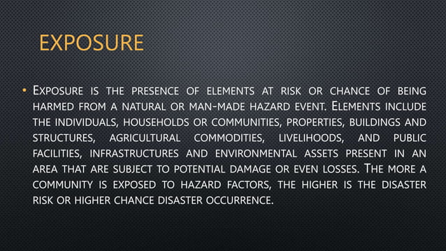 Effects Of Hazard Exposure And Vulnerability To Disaster Risks And Effects Of Hazard Exposure And Vulnerability To Disaster Risks And