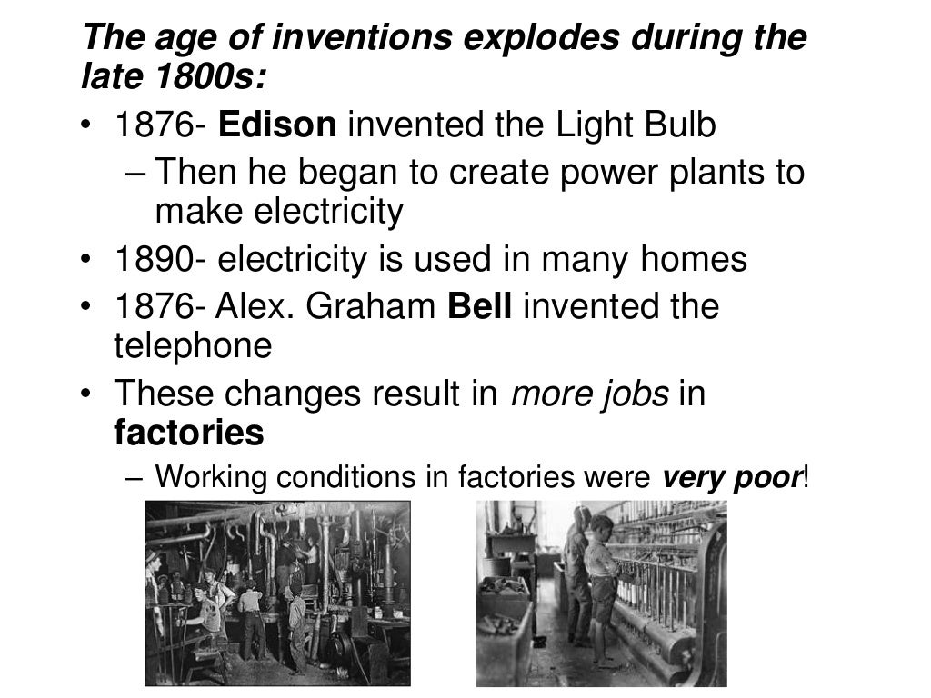 Effects of industrialization ppt