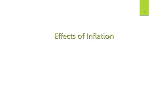 1
Effects of Inflation
 