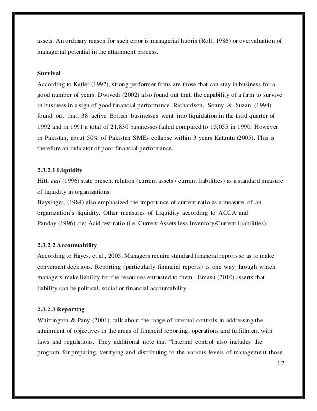 effect of internal control on financial Effects of internal control systems on financial performance in an institution of higher learning in uganda a case of uganda. effect of internal control on financial Effects of internal control systems on financial performance in an institution of higher learning in uganda a case of uganda.