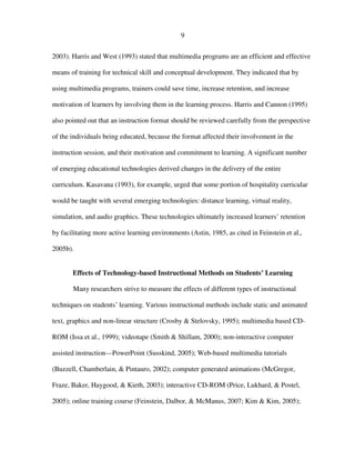 Effects of multimedia instructional material on students learning | PDF
