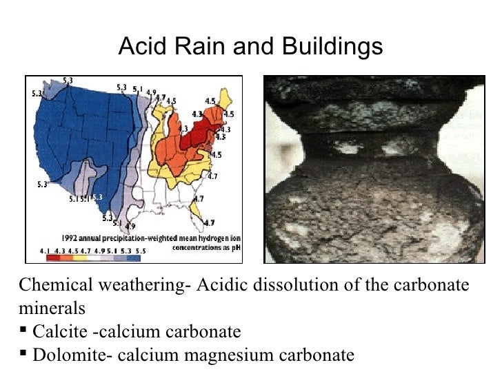 Effects Of Pollution On Treated Limestone Rough Draft