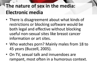Effects of sex in the media - a book chapter by Jackson and Barlett