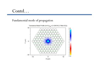 Effects of structural parameters of photonic crystal fiber | PDF
