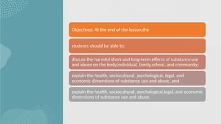 Comprehensive Overview of the Effects of Substance and Drug Abuse on ...