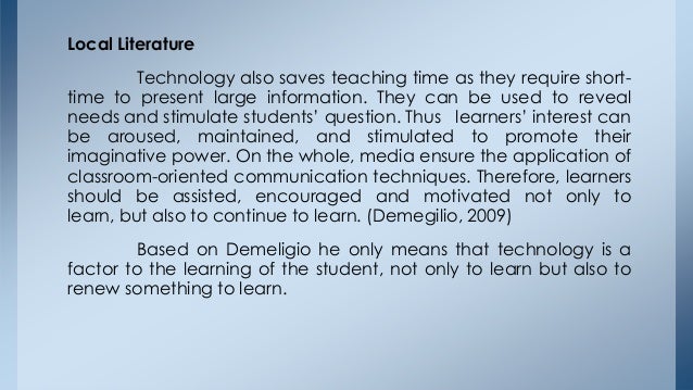 A review of literature on effectiveness of use of information technology in education