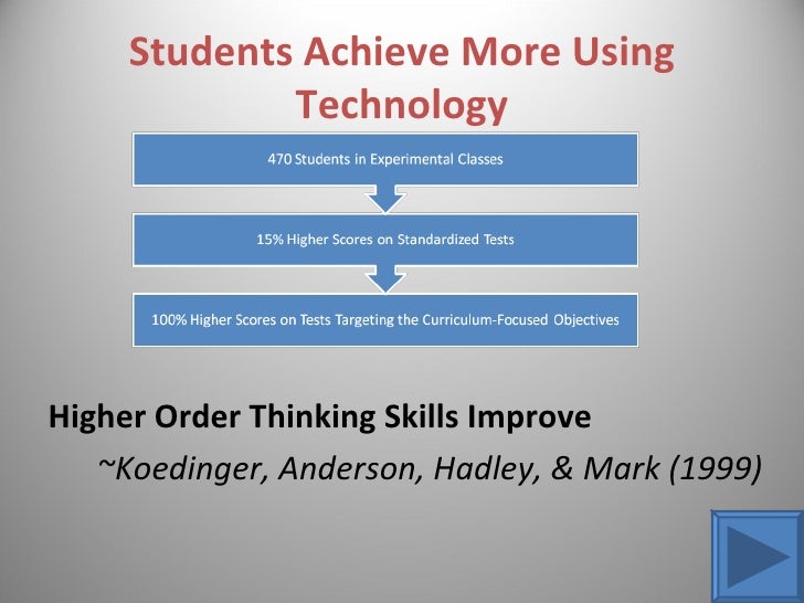 impact of technology on student achievement Abstract the purpose of this study was to examine the effects of the use of technology on students’ mathematics achievement, particularly the florida comprehensive assessment test (fcat) mathematics results. impact of technology on student achievement Abstract the purpose of this study was to examine the effects of the use of technology on students’ mathematics achievement, particularly the florida comprehensive assessment test (fcat) mathematics results.