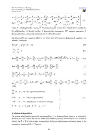 Effects of wall properties and heat transfer on the peristaltic | PDF