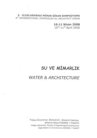 Effects of water moisture to equipment in traditional and modern constructions Doç.Dr.Murat DAL